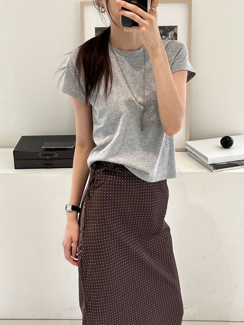 ME MO韓國直郵東大門實拍女裝新款休閑時尚熱賣真品24秋冬T恤ME MOT恤圖色5